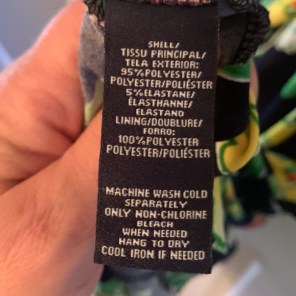 Summer dress multi colours excellent condition size 14 - Picture 6 of 6